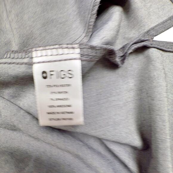 FIGS Technical Collection Casma Three Pocket Scrub Top Graphite Gray MEDIUM - Picture 5 of 6